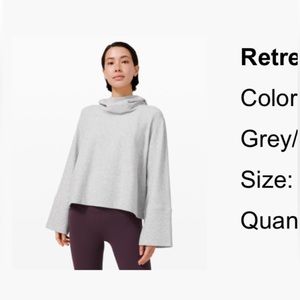 Lulu lemon cowl neck pullover